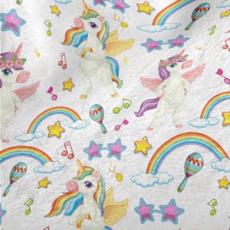 Happy Dancing Unicorn Minky