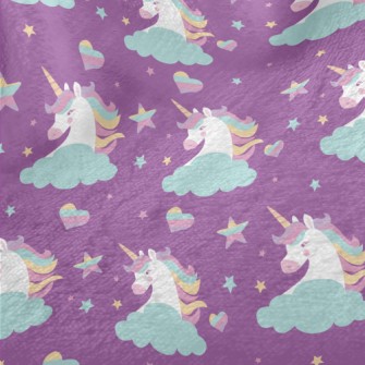 Fantasy Colorful Unicorn Minky