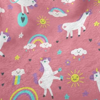 Lively And Active Unicorn Minky