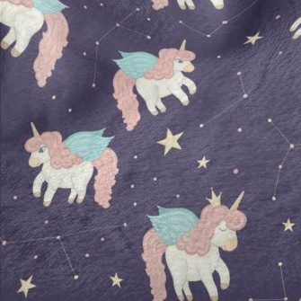 Unicorn Constellation Minky