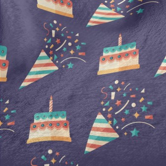 Birthday Colorful Cake Minky