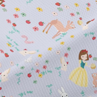 Princess And Animals Picnic Piqué