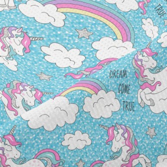 Dreams Come True Unicorn Piqué