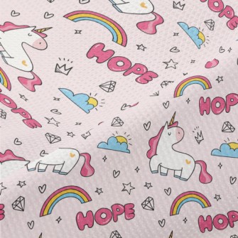 Shining Hope Unicorn Piqué