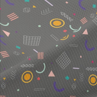 Creative Geometric Shapes Piqué