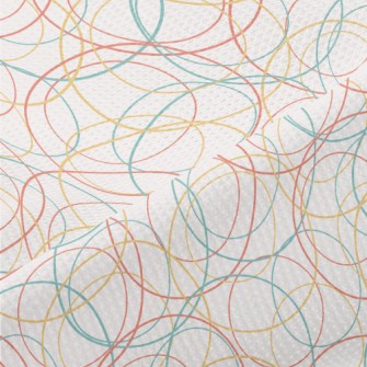 Three Color Crossed Circles Piqué