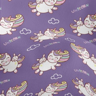 Smiley Unicorn Bunny Lightweight Performance Linen
