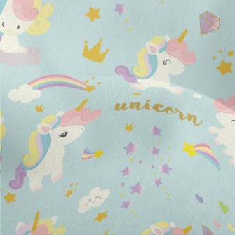 Cute Baby Unicorn Lightweight Performance Linen