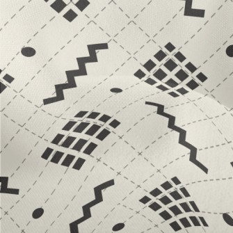 Dashed Square Lightweight Performance Linen