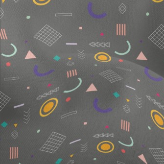 Creative Geometric Shapes Lightweight Performance Linen