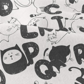 Funny Cat Handwriting In Engli Modern Jersey