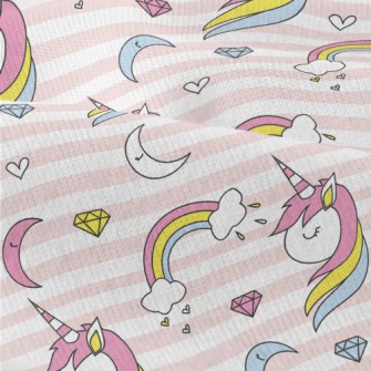 Rainbow Unicorn Diamond Modern Jersey