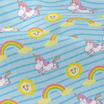 Unicorn Sun Rainbow Modern Jersey