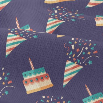 Birthday Colorful Cake Modern Jersey