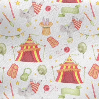 Circus Tent Jersey Backed Fleece