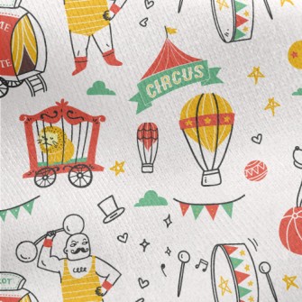 Traveling Circus Jersey Backed Fleece