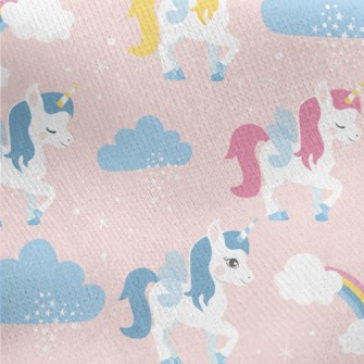 Beautiful Unicorn Companion Jersey Backed Fleece