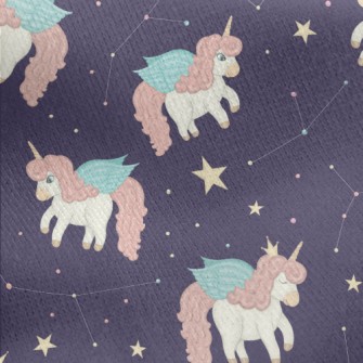 Unicorn Constellation Jersey Backed Fleece