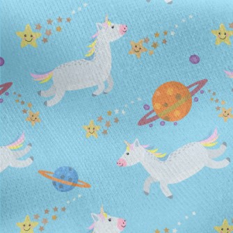 Asteroid Unicorn Jersey Backed Fleece