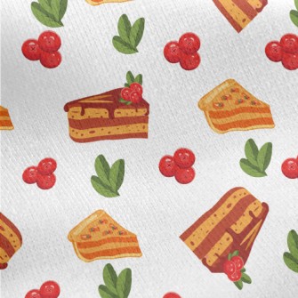 Caramel Cream Cake Jersey Backed Fleece