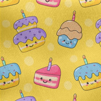 Expression Mini Birthday Cake Jersey Backed Fleece