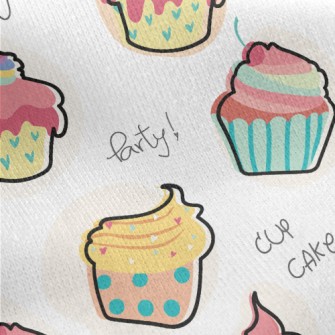 Delicious Cup Cake Jersey Backed Fleece