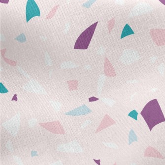 Irregular Pieces Of Paper Jersey Backed Fleece