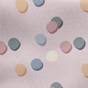 Stacked Dots Jersey Backed Fleece