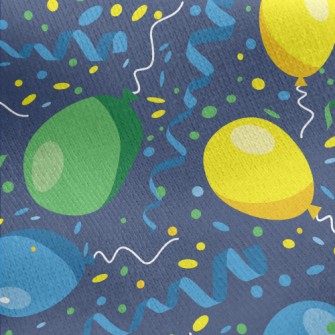 Party Decoration Balloons Jersey Backed Fleece