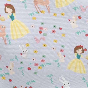 Princess And Animals Picnic Pongee