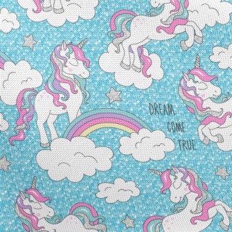 Dreams Come True Unicorn Pongee