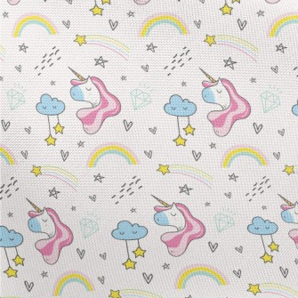 Diamond Proud Unicorn Pongee
