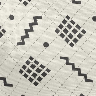 Dashed Square Pongee