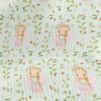 Flower Elf Little Girl Stretch Jersey
