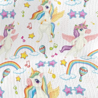 Happy Dancing Unicorn Stretch Jersey