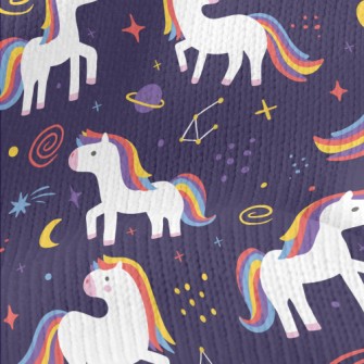 Unicorn And Galaxy Stretch Jersey