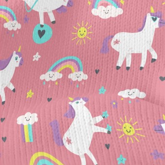 Lively And Active Unicorn Stretch Jersey