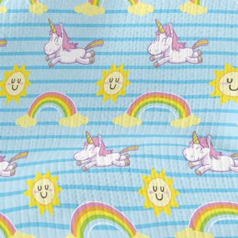 Unicorn Sun Rainbow Stretch Jersey