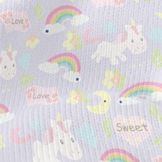Sweetheart Unicorn Stretch Jersey