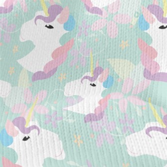 Flower World Unicorn Stretch Jersey