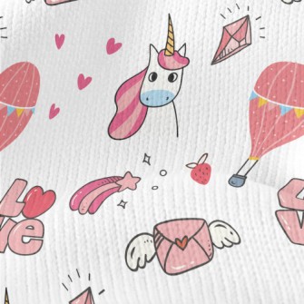 Love Letter Hot Air Balloon Stretch Jersey