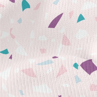 Irregular Pieces Of Paper Stretch Jersey