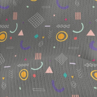 Creative Geometric Shapes Stretch Jersey