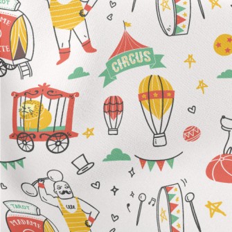 Traveling Circus Lightweight Cotton Poplin