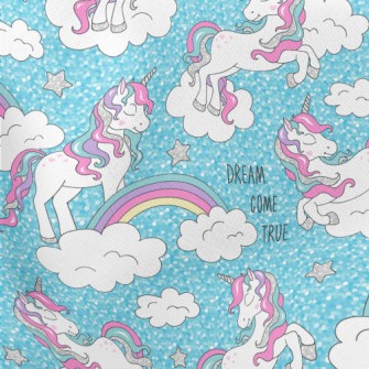 Dreams Come True Unicorn Lightweight Cotton Poplin