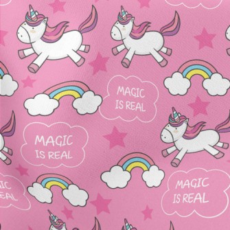 Magical Real Unicorn Lightweight Cotton Poplin