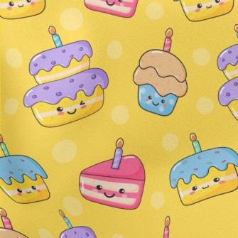 Expression Mini Birthday Cake Lightweight Cotton Poplin