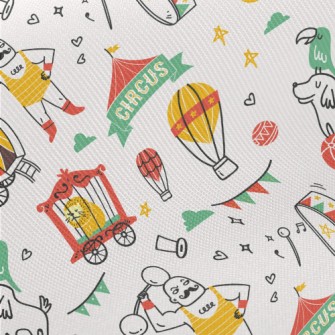 Traveling Circus Midweight Cotton Poplin
