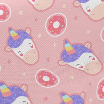 Unicorn Donuts Midweight Cotton Poplin