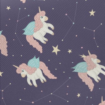 Unicorn Constellation Midweight Cotton Poplin